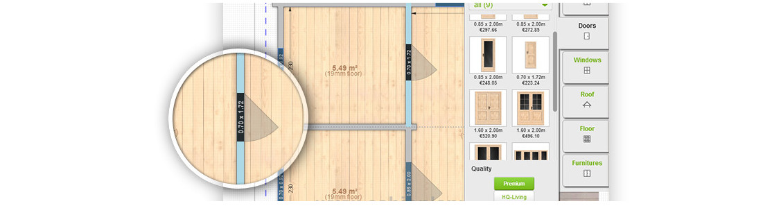 Design your cabin online